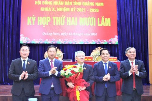 Ông Nguyễn Đức Dũng được bầu giữ chức Chủ tịch HĐND tỉnh Quảng Nam