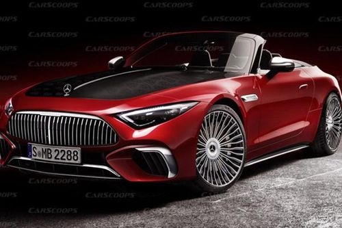 Mercedes-Maybach SL-Class 2025 lộ diện 'xịn sò' trước ngày ra mắt