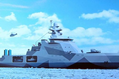 Thời điểm hạ thủy tàu phá băng chiến đấu thứ hai của Dự án 23550 được công bố