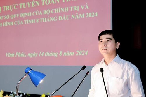 Bí thư Tỉnh ủy Vĩnh Phúc: Tạo những trụ cột kinh tế, nguồn thu mới cho ngân sách