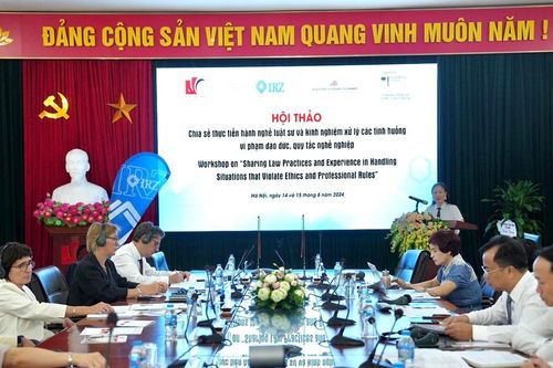 Hội thảo thực tiễn hành nghề luật sư và kinh nghiệm xử lý các tình huống vi phạm đạo đức, quy tắc nghề nghiệp