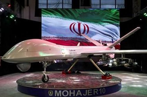 UAV Iran giống MQ-9 của Mỹ xuất hiện tại triển lãm ARMY 2024 Moscow, Nga