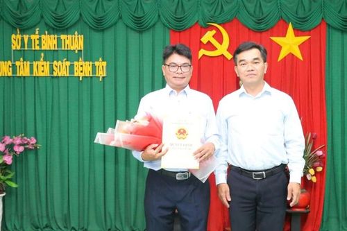 Bổ nhiệm Phó Giám đốc Trung tâm Kiểm soát bệnh tật tỉnh Bình Thuận