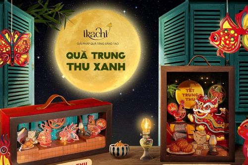 Ikachi giới thiệu bộ sưu tập quà Trung thu xanh