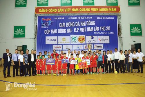 Một số hình ảnh tại Lễ bế mạc và trao giải tại Giải bóng đá nhi đồng Cúp Báo Đồng Nai C.P. Việt Nam lần thứ 20-2024