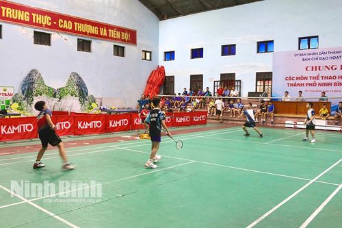 Thành phố Ninh Bình: Chung kết các môn thể thao hè 2024