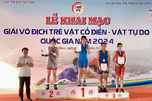 Phú Thọ giành 6 huy chương tại Giải Vô địch trẻ Vật cổ điển – Vật tự do quốc gia