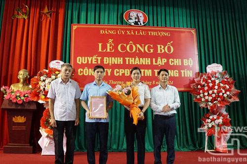 Võ Nhai: Thành lập chi bộ trong doanh nghiệp tư nhân đầu tiên