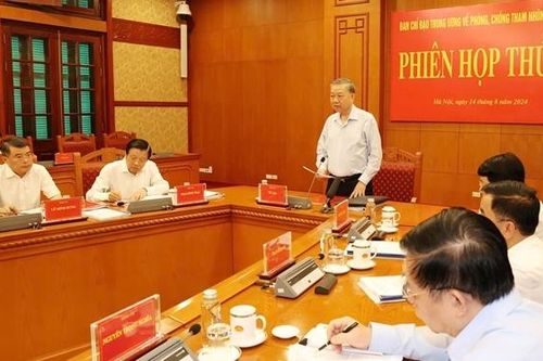 Tổng Bí thư, Chủ tịch nước Tô Lâm: Phải gắn phòng, chống tham nhũng, tiêu cực với tổ chức tốt đại hội đảng các cấp và Đại hội XIV của Đảng