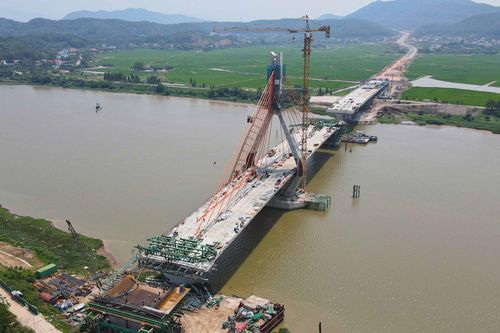 Hình hài cầu dây văng 1.500 tỷ nối 2 tỉnh Bắc Giang – Hải Dương