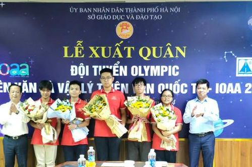 5 học sinh Hà Nội dự thi Olympic thiên văn và vật lý thiên văn quốc tế