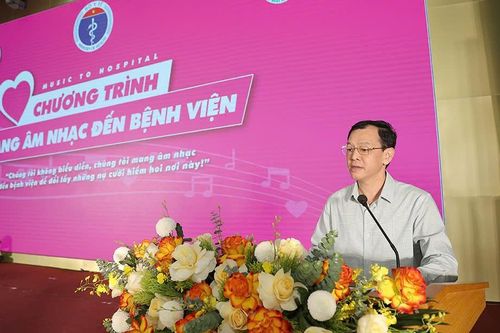 Thứ trưởng Nguyễn Tri Thức: 'Mang âm nhạc đến bệnh viện' là liều thuốc tinh thần ý nghĩa với người bệnh và cả thầy thuốc