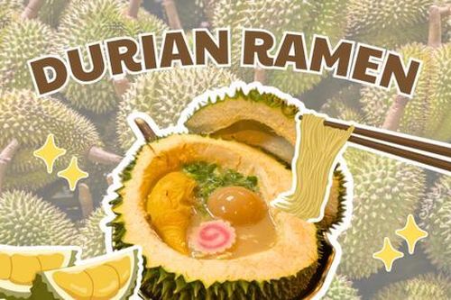 Món ramen sầu riêng thơm phức khiến tín đồ ẩm thực 'đứng ngồi không yên'