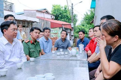 Vĩnh Phúc: thăm hỏi, chia buồn với gia đình nạn nhân tử vong do thiên tai