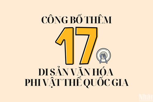Thêm 17 di sản vào danh mục Di sản văn hóa phi vật thể quốc gia