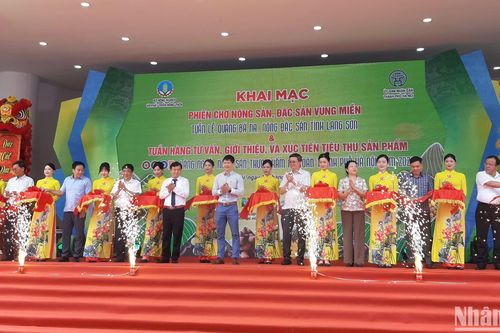 Khai mạc 'Tuần lễ quảng bá na, nông đặc sản tỉnh Lạng Sơn năm 2024'