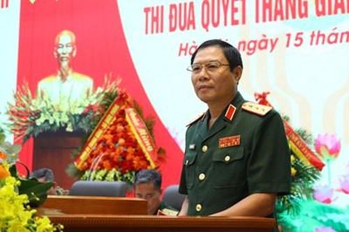 Thượng tướng Nguyễn Tân Cương dự Đại hội Thi đua Quyết thắng giai đoạn 2019-2024 của Tổng cục II