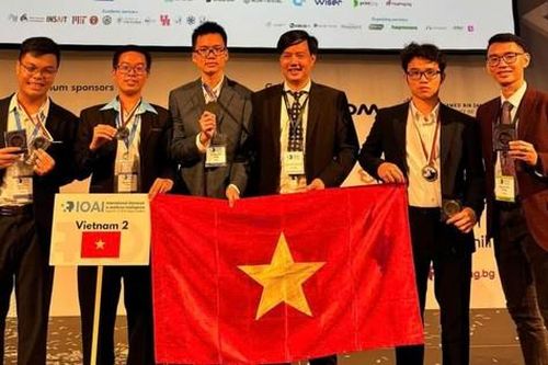 Đội tuyển Việt Nam giành hai huy chương tại cuộc thi 'Olympic quốc tế về Trí tuệ nhân tạo' quốc tế