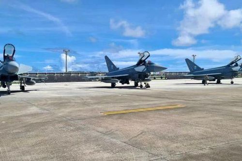 Tiêm kích Eurofighter của Đức đến căn cứ Mỹ ở Guam