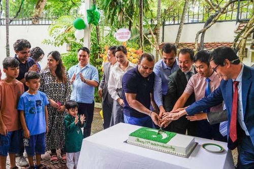 Đại sứ quán Pakistan thượng cờ kỷ niệm 77 năm Ngày Độc lập