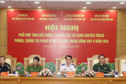 Hội nghị phối hợp trao đổi thông tin giữa các cơ quan chuyên trách phòng, chống tội phạm về ma túy