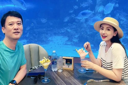 Lã Thanh Huyền hẹn chồng đại gia dưới thủy cung, con trai Bảo Thanh cao hơn mẹ