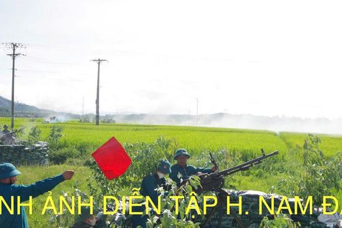 Nam Đàn hoàn thành xuất sắc nhiệm vụ diễn tập khu vực phòng thủ huyện năm 2024