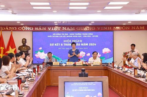 Khối thi đua các bộ, ngành Khoa học-Văn hóa-Xã hội sơ kết 6 tháng đầu năm