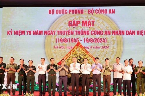 Gặp mặt kỷ niệm 79 năm Ngày truyền thống Công an Nhân dân