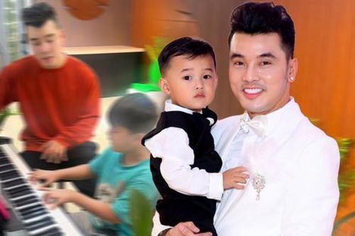 Con trai Ưng Hoàng Phúc đàn hát hit của bố: 'Có người nối nghiệp rồi'