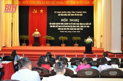 Gần 500 học viên được tập huấn nghiệp vụ tổ chức hoạt động tại thiết chế văn hóa, thể thao cơ sở