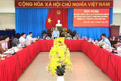 TP. Châu Đốc tiếp tục đẩy mạnh công tác cải cách hành chính