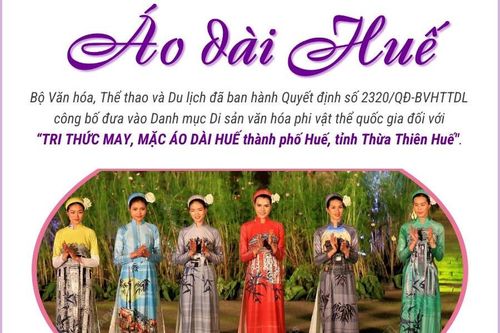 Áo dài Huế - Di sản Văn hóa phi vật thể Quốc gia
