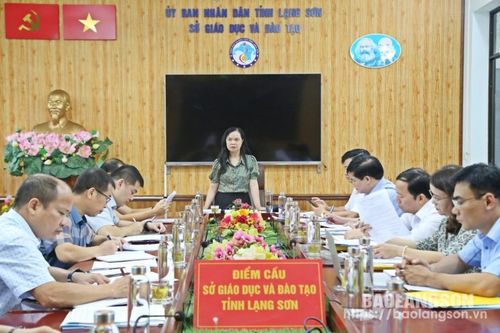 Ban Văn hóa – Xã hội, HĐND tỉnh giám sát tại Sở Giáo dục và Đào tạo