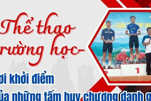 Thể thao trường học - điểm khởi đầu của những tấm huy chương