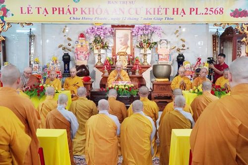 Ban Trị sự Phật giáo Q.3 tạ pháp, kết thúc khóa An cư kiết hạ Phật lịch 2568