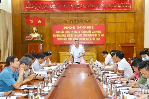 Hải Phòng: Đảm bảo quyền lợi tối đa của người dân khi giải phóng mặt bằng Dự án Khu đô thị mới Dương Kinh - Kiến Thụy