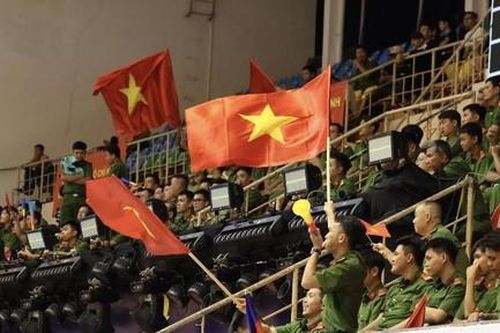 Những hình ảnh ấn tượng trong trận bán kết giữa Công an TPHCM và Visakha