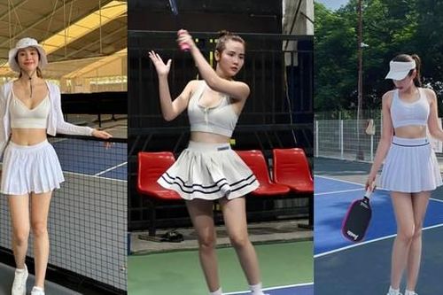 'Sàn diễn thời trang' Pickleball: Đại chiến váy siêu ngắn của các người đẹp