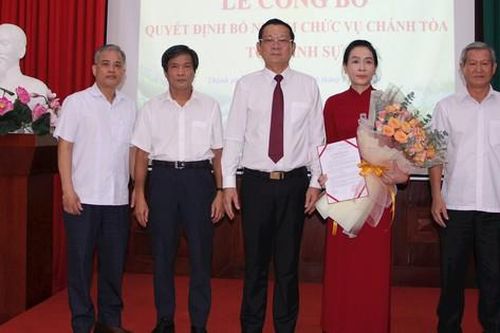 Bổ nhiệm nữ Thẩm phán cao cấp giữ chức Chánh tòa Tòa Hình sự TAND cấp cao