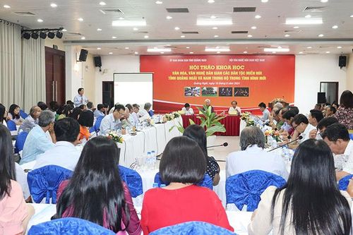 Bảo tồn, phát huy giá trị văn hóa truyền thống các dân tộc miền núi vùng nam Trung Bộ