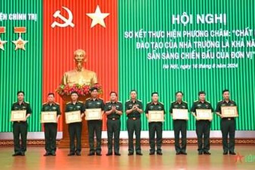 Học viện Chính trị thực hiện tốt Phương châm 'Chất lượng đào tạo của nhà trường là khả năng sẵn sàng chiến đấu của đơn vị'