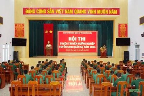 Khánh Hòa tổ chức thi tuyên truyền, hướng nghiệp tuyển sinh quân sự