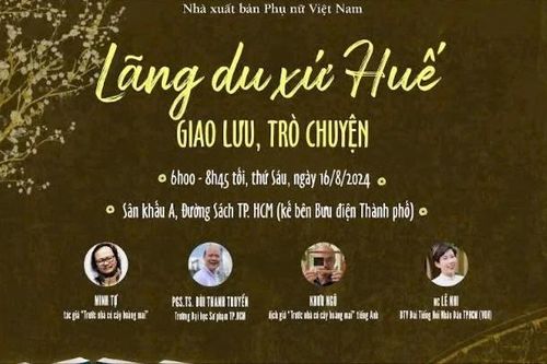 'Lãng du xứ Huế' tại Đường sách TPHCM