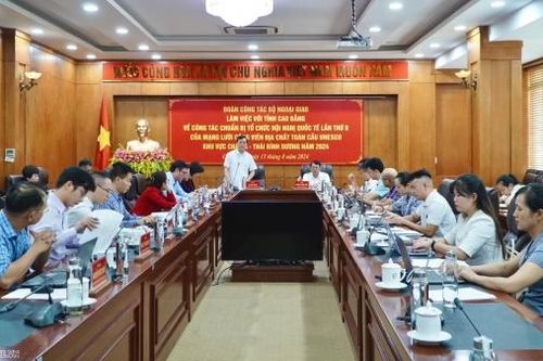Rà soát công tác chuẩn bị, phối hợp chặt chẽ hướng tới Hội nghị Công viên địa chất toàn cầu vào tháng 9