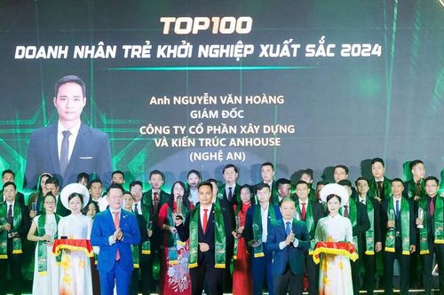 Doanh nhân trẻ Nghệ An đạt danh hiệu khởi nghiệp xuất sắc năm 2024