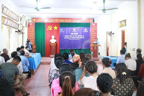 Thủy điện Bản Vẽ thông tin đến người dân khu vực hạ du giải pháp phòng, tránh lũ