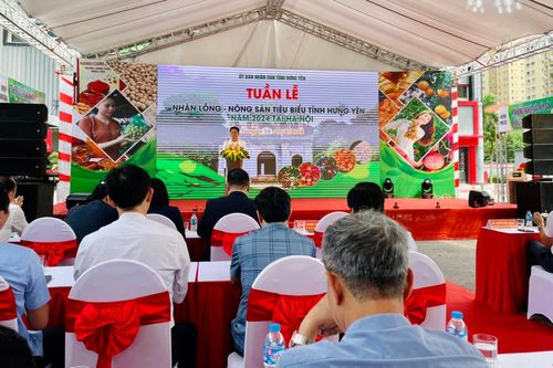 Khai mạc Tuần lễ Nhãn và nông sản tiêu biểu tỉnh Hưng Yên tại Hà Nội năm 2024