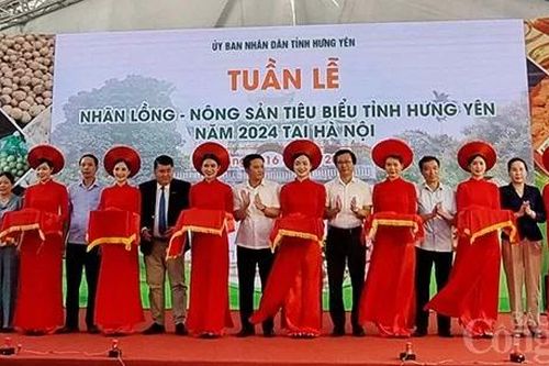 Khai mạc Tuần lễ nhãn và nông sản tiêu biểu tỉnh Hưng Yên năm 2024