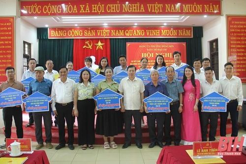 Phường Đông Sơn: Hoàn thành sớm nhất cuộc vận động hỗ trợ xây dựng nhà ở theo Chỉ thị số 22-CT/TU